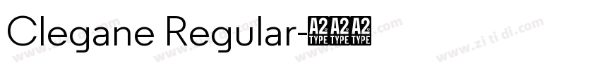 Clegane Regular字体转换
